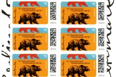 1.03.2025  10er Block mit Berlinale Bär © Deutsche Post