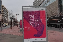 74. Berlinale Plakat mit Bär © Christa Junge