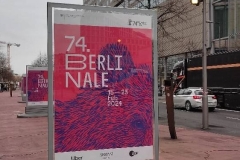 74. Berlinale Plakat mit Bär © Christa Junge