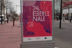 74. Berlinale Plakat mit Bär © Christa Junge