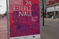 74. Berlinale Plakat mit Bär © Christa Junge