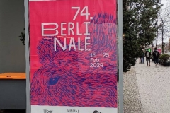74. Berlinale Plakat mit Bär © Christa Junge