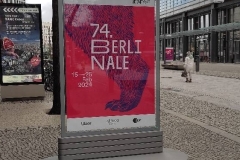 74. Berlinale Plakat mit Bär © Christa Junge