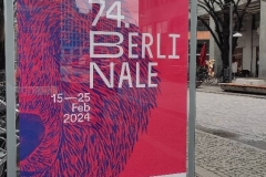 74. Berlinale Plakat mit Bär © Christa Junge