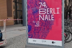 74. Berlinale Plakat mit Bär © Christa Junge