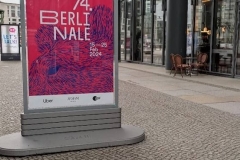 74. Berlinale Plakat mit Bär © Christa Junge