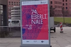 74. Berlinale Plakat mit Bär © Christa Junge