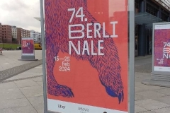 74. Berlinale Plakat mit Bär © Christa Junge