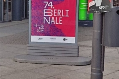 74. Berlinale Plakat mit Bär © Christa Junge