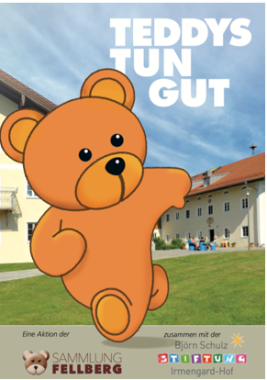 © Sammlung Fellberg, Titelblatt vom Ausstellungskatalog „Teddys tun gut“