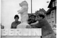 1968 Berliner Platz- Enthüllung Berliner Bär  © Archiv/ Städtisches Museum  Seesen