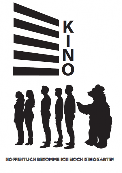 Berliner B an der Kinokasse  2020 Privat