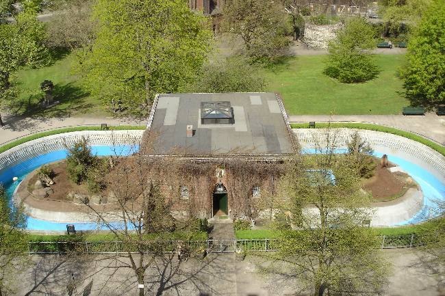 Berliner Bärenzwinger von Oben © Foto Christa Junge