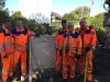 Wieder errichtet durch das Team von Hessen Mobil am 21.9.2015 vor dem Luftbrückendenkmal © Michael Dam