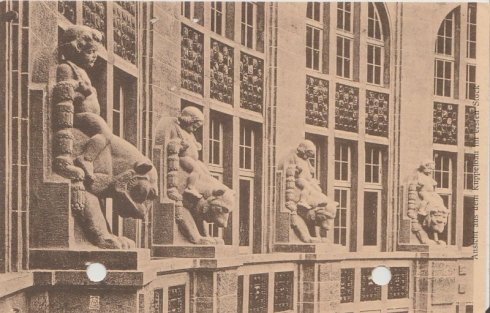 1940 Friedrichstran-Passage mit Benskulpturen, Verlag Georg Stilke, Berlin N.W.7  Privatsammlung Christa Junge
