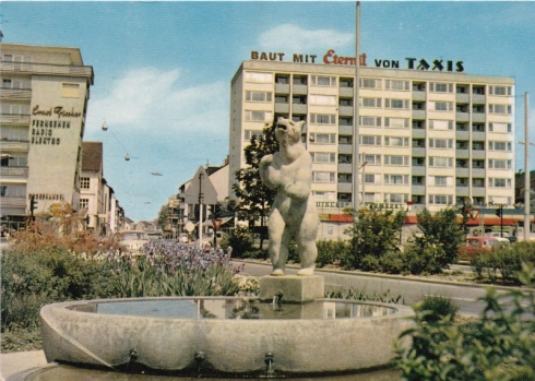 Heilbronn am Neckar - Berliner Platz, Hersteller & Verlag, Schöning & Co. Lübeck Privatsammlung Christa Junge