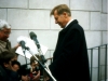 1997, Regierender Bürgermeister von Berlin Herr Diepgen bei der Übergabe der Bärenköpfe, Foto Herr Barthe