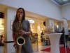 Frau Weber spielt Saxophon © Berliner Bärenfreunde e.V.