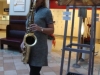 Frau Weber spielt Saxophon © Berliner Bärenfreunde e.V.