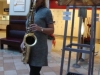 Frau Weber spielt Saxophon © Berliner Bärenfreunde e.V.