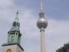 Berliner Fernsehturm und Marienkirche - Foto © Christa Junge 